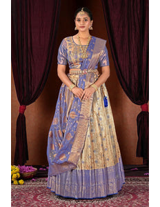 Chiku Designer Banarasi Silk Lehenga Choli For Women