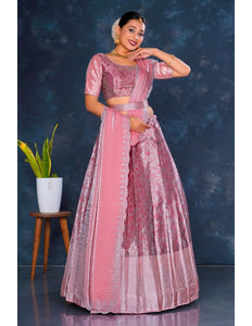 Gajari Banarasi Lehenga Choli Set For Women - Gajiwala