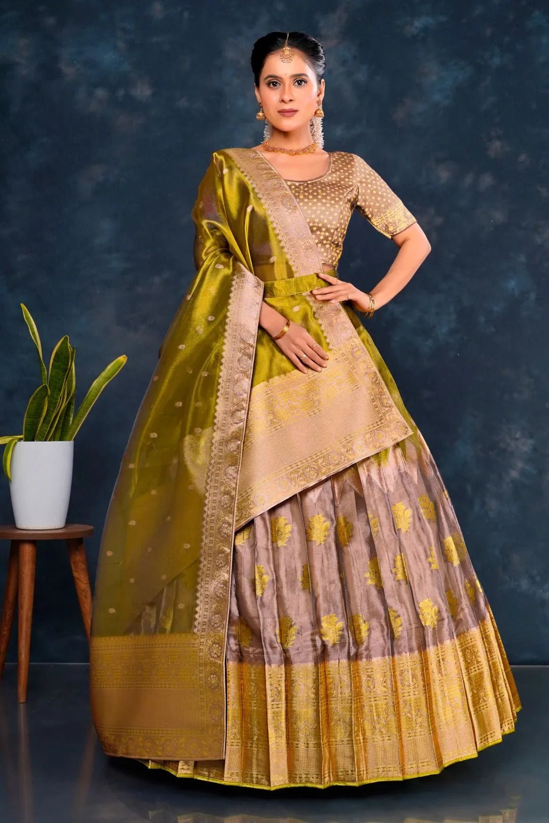 Liril Tissue Silk Designer Lehenga Choli For Women - Gajiwala