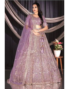 Purple Stylish Designer Chaniya Choli For Women - Gajiwala