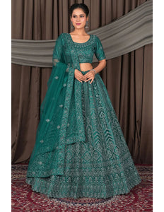 Rama Latest Net Lehenga Choli Ensemble For Women - Gajiwala