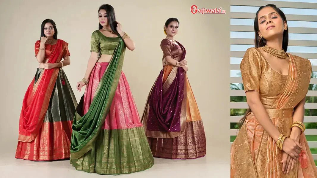Best of Bollywood: Top 10 Designed Silk Lehenga for Girls - Gajiwala