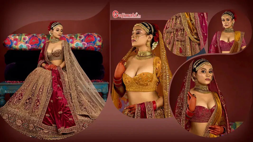 Latest Bridal Lehenga Designs with Blouse for Best Bride Pick - Gajiwala