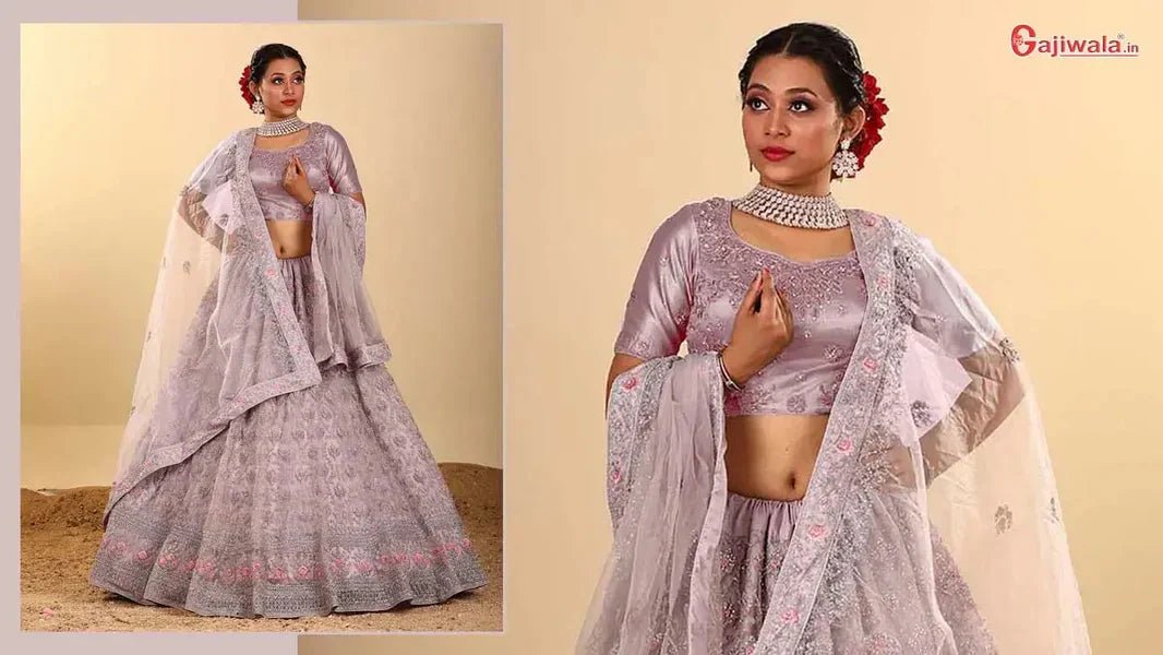 New Net Lehenga Choli Glam to any Party in 2023 - Gajiwala