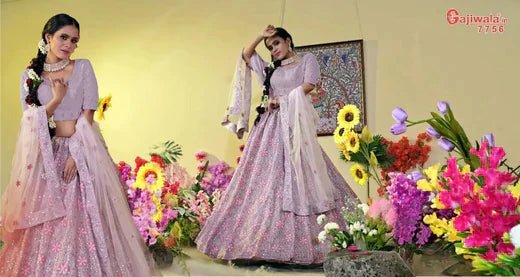Partywear Net Lehenga Choli for a Timeless Look - Gajiwala