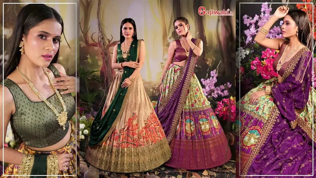 Printed Lehenga Choli – Best for Women & Girls Online in India - Gajiwala