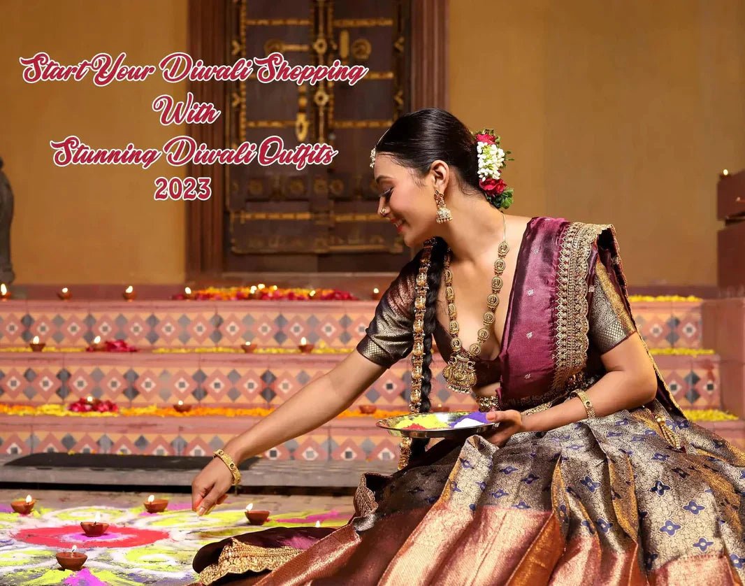 Start Your Diwali Shopping With Stunning Diwali Outfits 2023 - Gajiwala