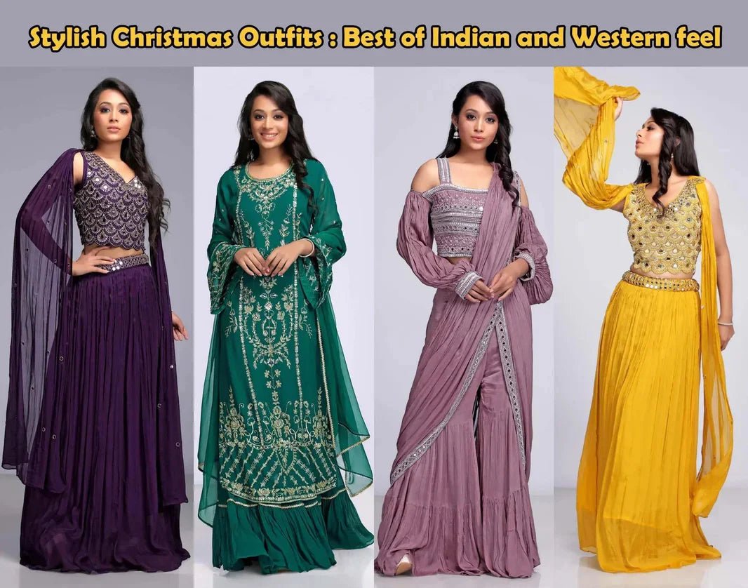 Stylish Christmas Outfits: Best of Indian and Western feel - Gajiwala