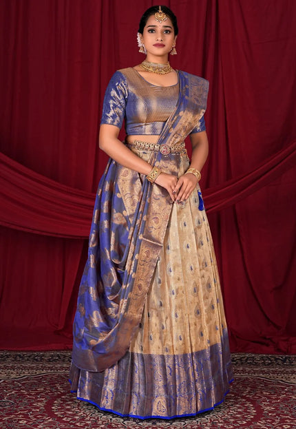 Chiku Elegance Latest Banarasi Silk Lehenga Choli for Women