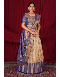 Chiku Elegance Latest Banarasi Silk Lehenga Choli for Women