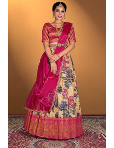 Chiku Viscose With Digital Print Lehenga Choli For Women