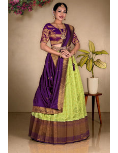 Liril Zari Tissue Silk Lehenga Choli Design For Women