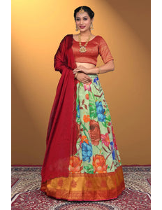 Pista Beautiful Viscose Lehenga Choli Design For Women