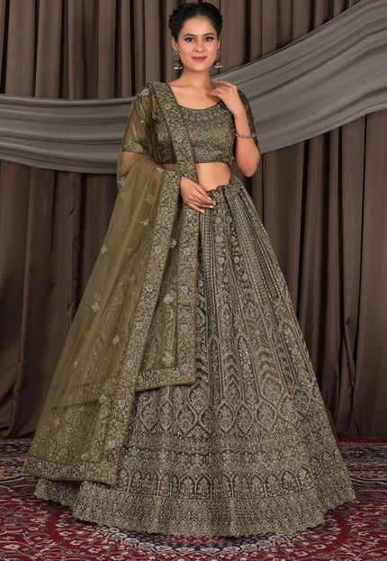 Mehendi Party Wear Chaniya Choli In Wedding - Gajiwala