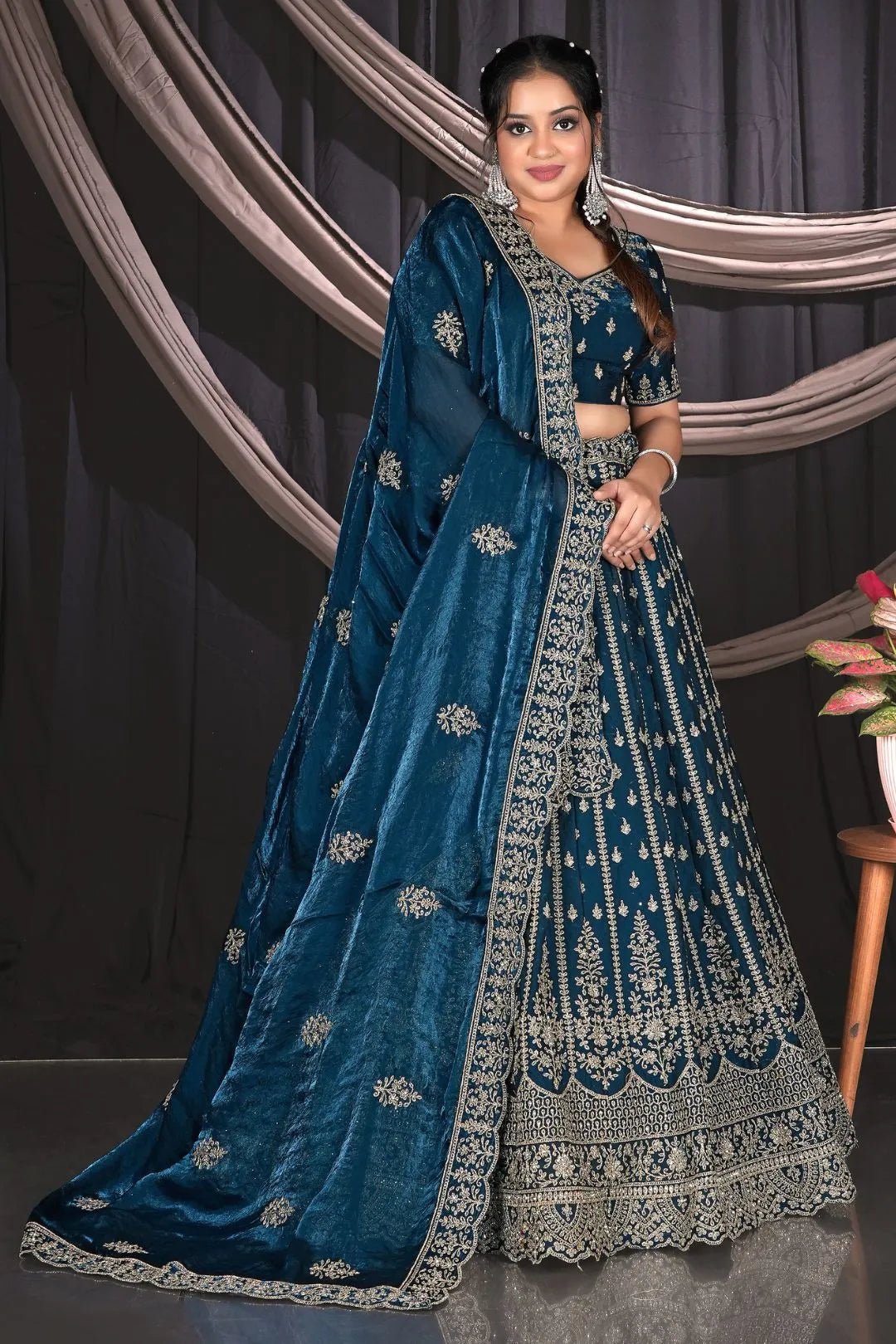 Morpich Fendy Designer Lehenga Choli For Events - Gajiwala