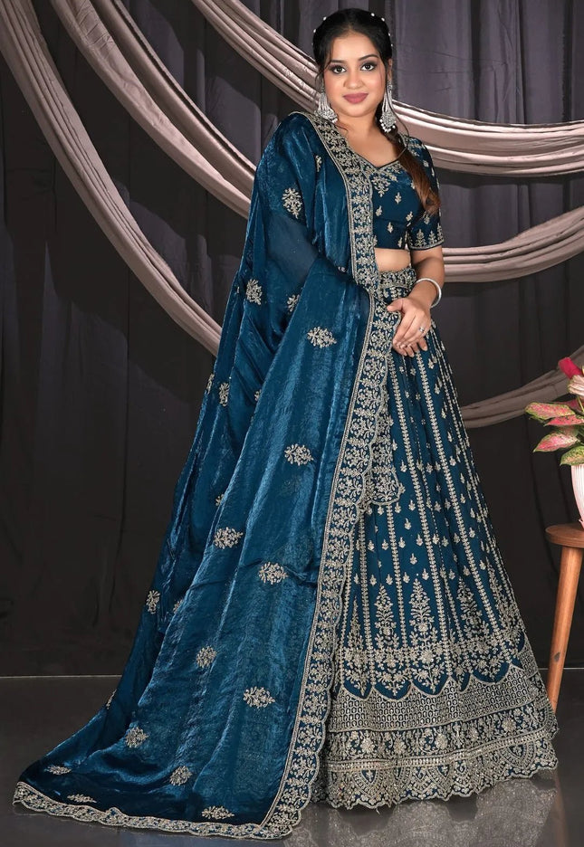 Morpich Fendy Designer Lehenga Choli For Events - Gajiwala
