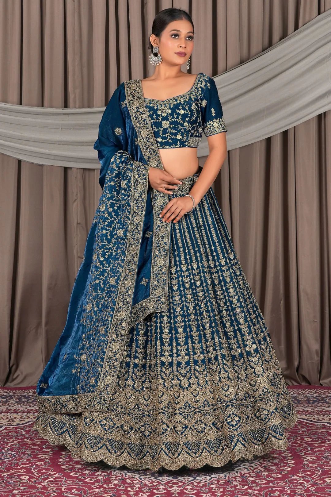 Morpich Latest Fendy Silk Lehenga Choli Design - Gajiwala