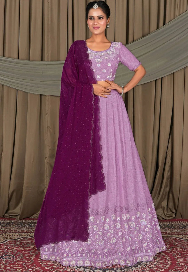 Pink Elegance Latest Fendy Lehenga Choli for Party Wear - Gajiwala