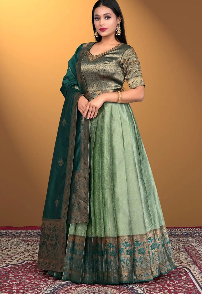 Banarasi Gown Gajiwala Banarasi Gown Gajiwala
