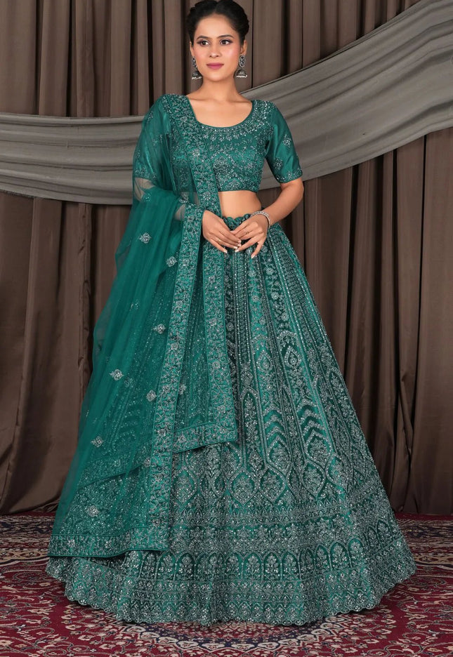 Rama Latest Net Lehenga Choli Ensemble For Women - Gajiwala