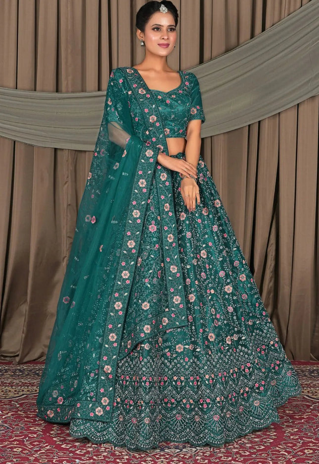 Rama Latest Party Wear Net Lehenga Choli - Gajiwala