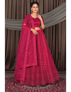 Rani Party wear Heavy designer Net Lehenga Choli - Gajiwala